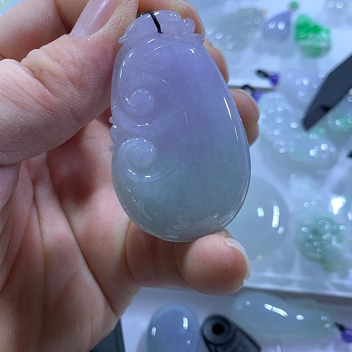 翡翠未镶嵌颈饰天然翡翠A货吊坠