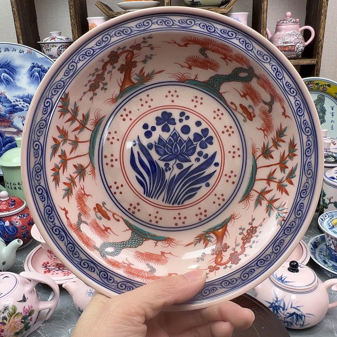 陶摆件景德镇陶瓷567老厂瓷55