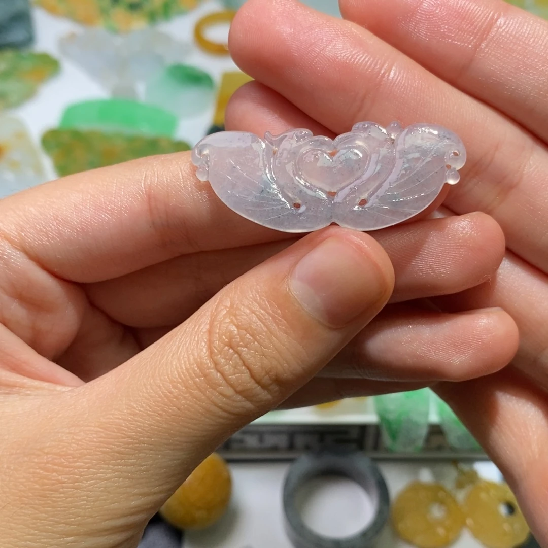 定制翡翠未镶嵌吊坠