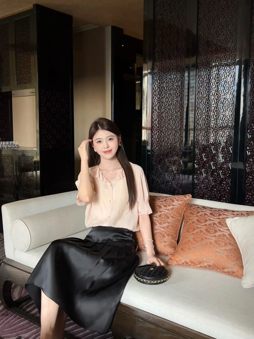 【BAGALIO】夏季青春 娃娃领肌理感衬衫  2861