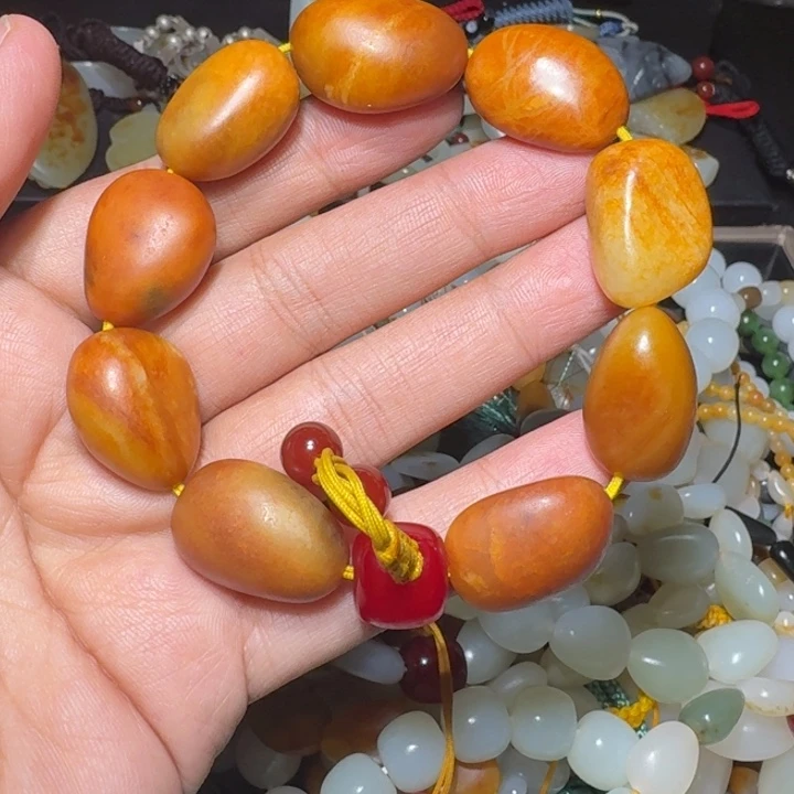 和田玉未镶嵌手链