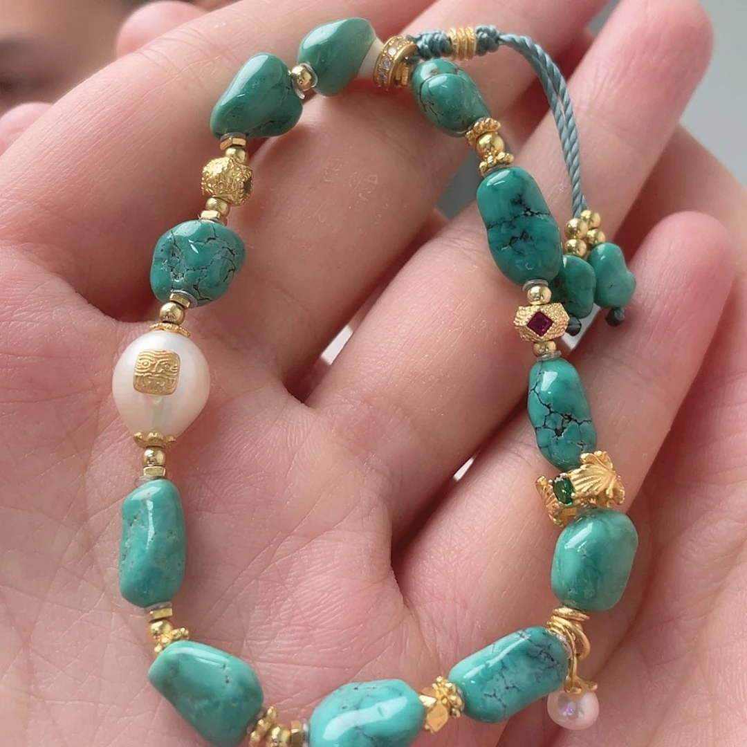 未镶嵌绿松石珠宝奇石