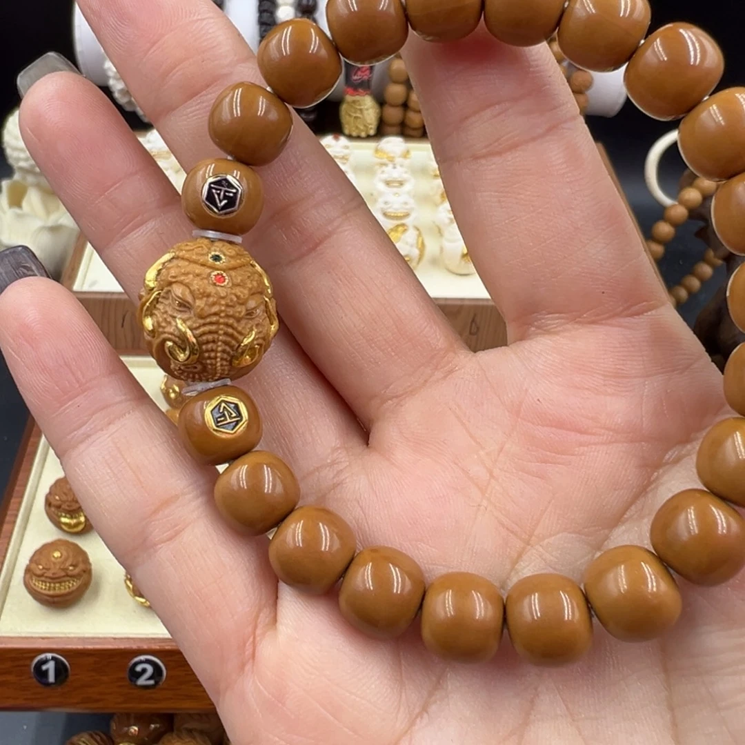 开***马吊坠猴头核桃单颗