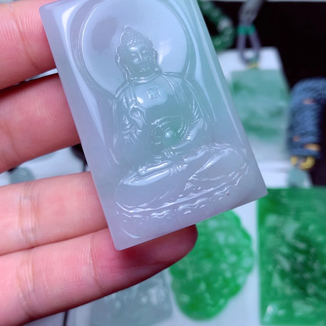 颈饰未镶嵌翡翠天然A货翡翠