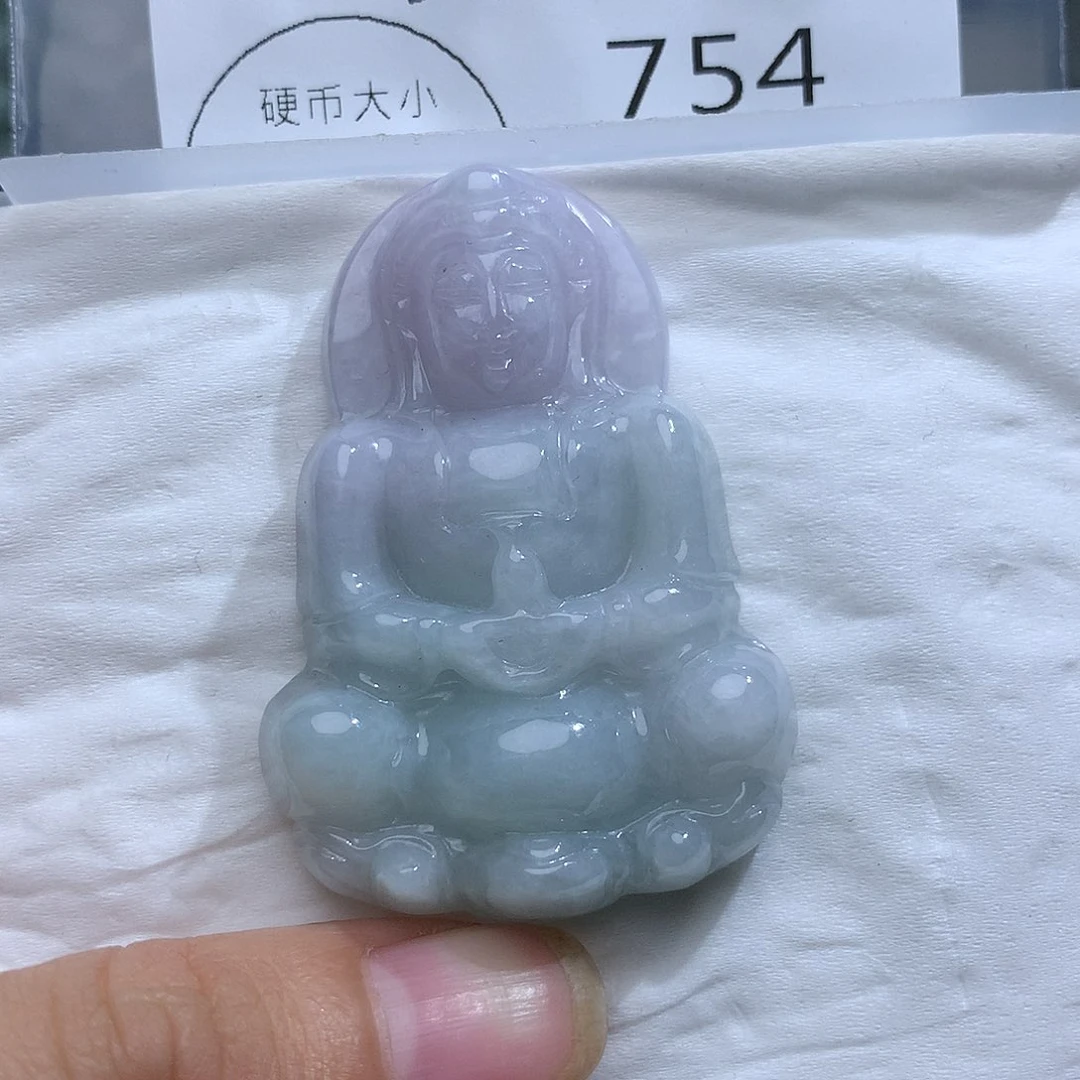 翡翠未镶嵌颈饰好***你754。