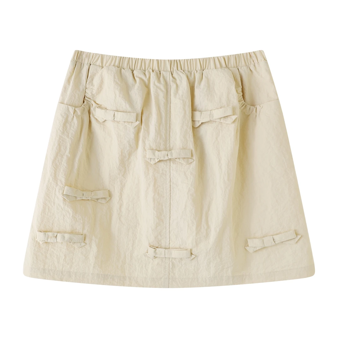 时尚百搭浅蓝色高腰短裤-9401