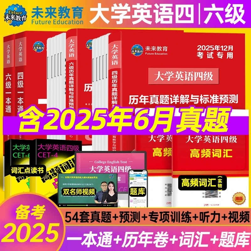 2025年12月大学英语四级考试四六级历年真题试卷备考词汇资料4级
