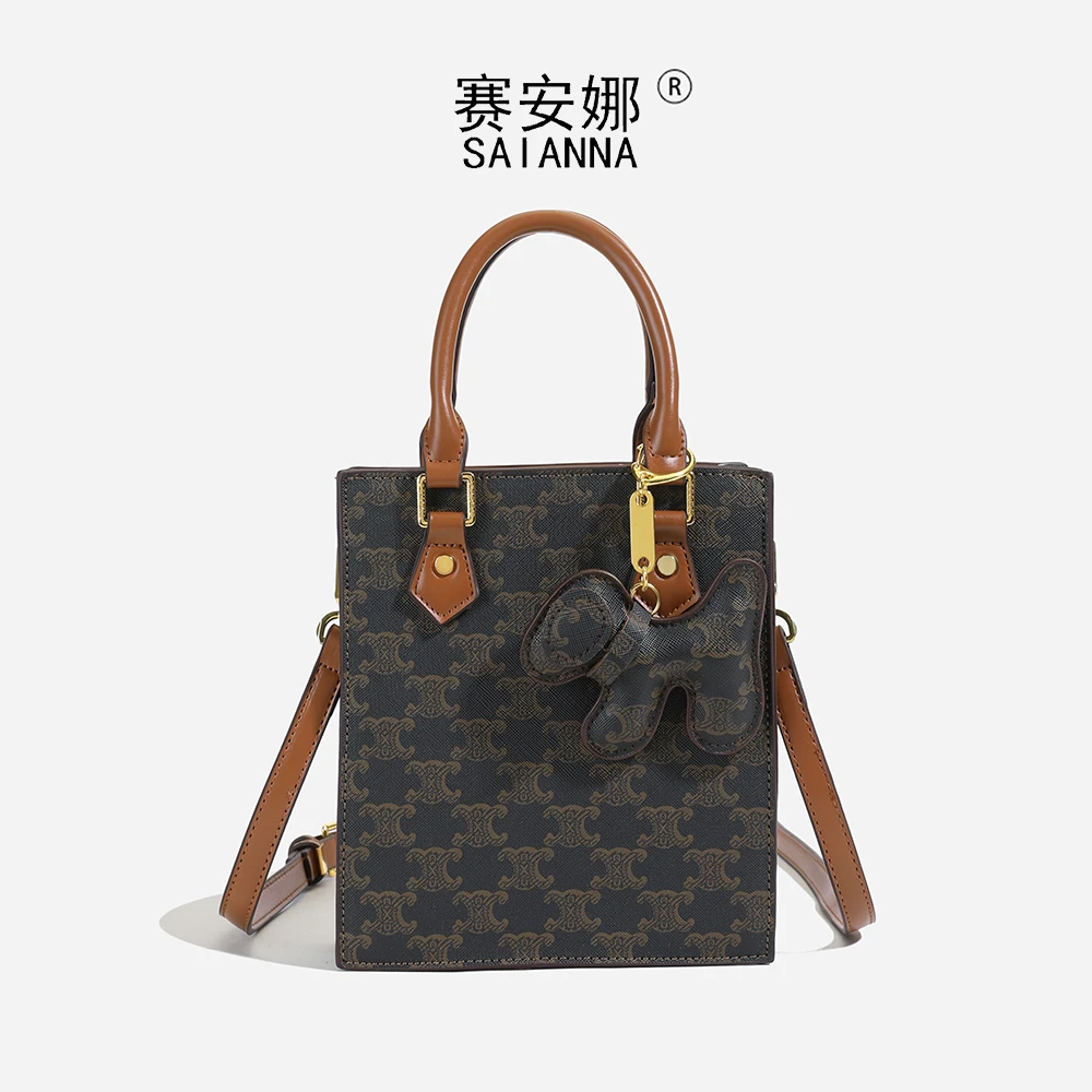 2025复古轻奢凤琴包单肩包高级通勤包单肩斜挎包包1013