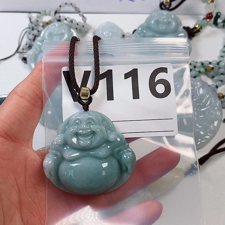 翡翠颈饰未镶嵌天然