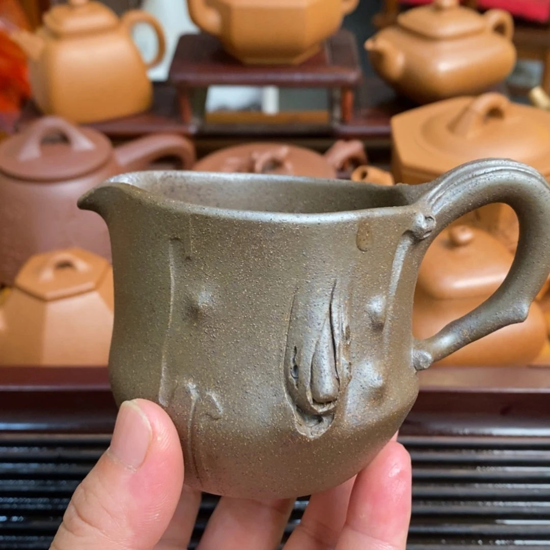 紫砂茶壶紫砂公道财烧杯