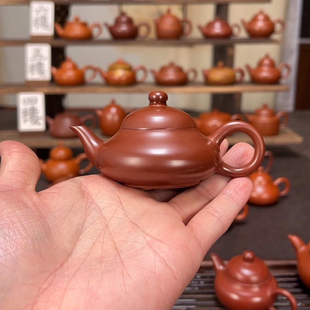 七***8茶壶紫砂精工矮梨60cc
