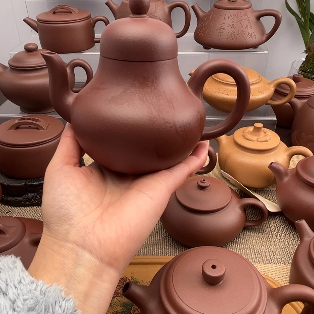 茶壶紫砂紫泥思婷微瑕
