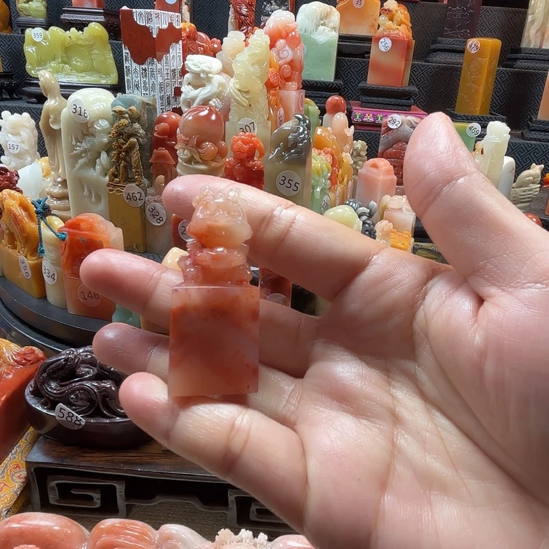 印石寿山石龙宝宝