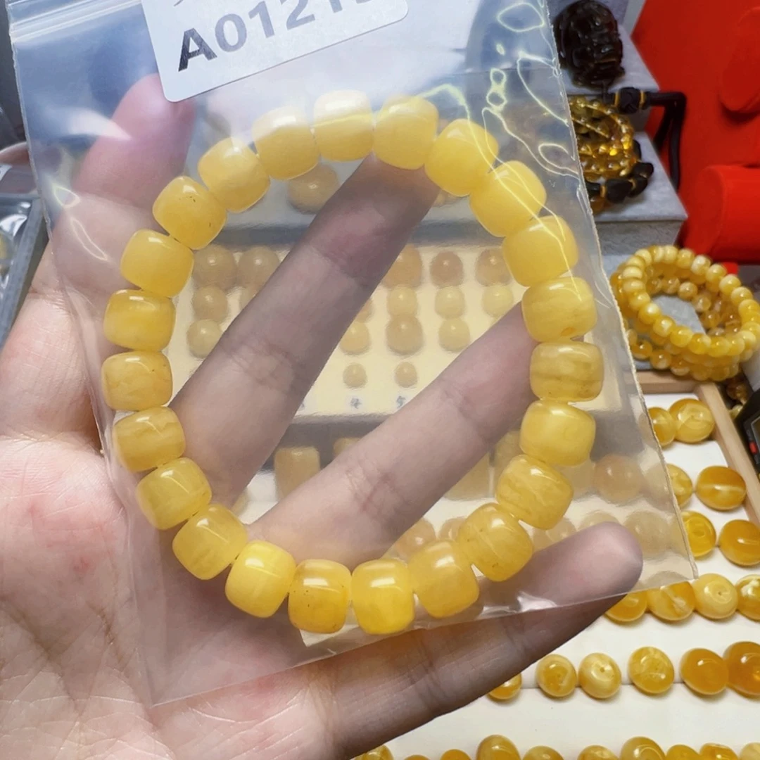 巨***乐未镶嵌琥珀裸石1213号，10mm手串
