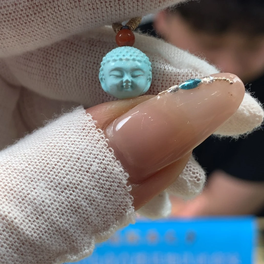 绿松石未镶嵌挂件