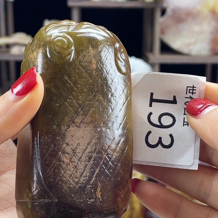 杰***生和田玉未镶嵌挂件