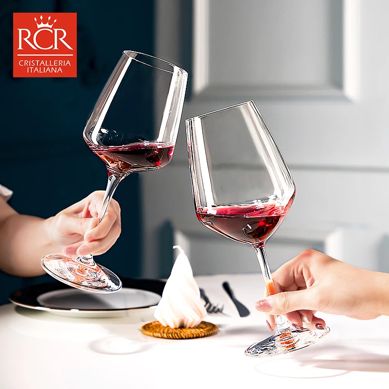 意大利进口RCR水晶玻璃红酒杯高脚杯轻奢高档网红爆款2025新款