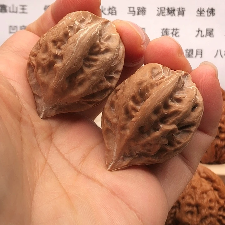 把件文玩核桃粗筋霸王龙，野生秋子，38