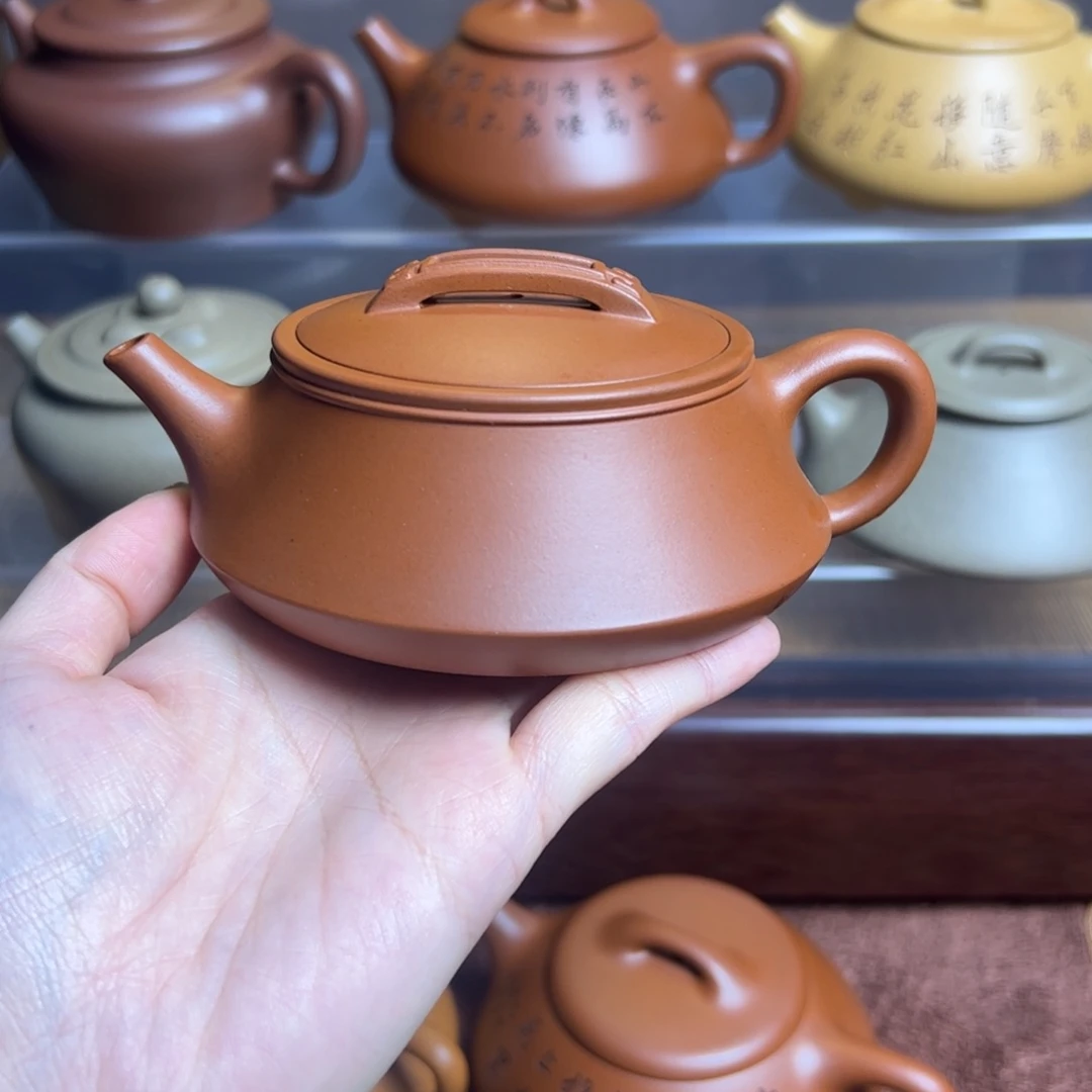 茶壶紫砂175cc红皮龙瓦瓢