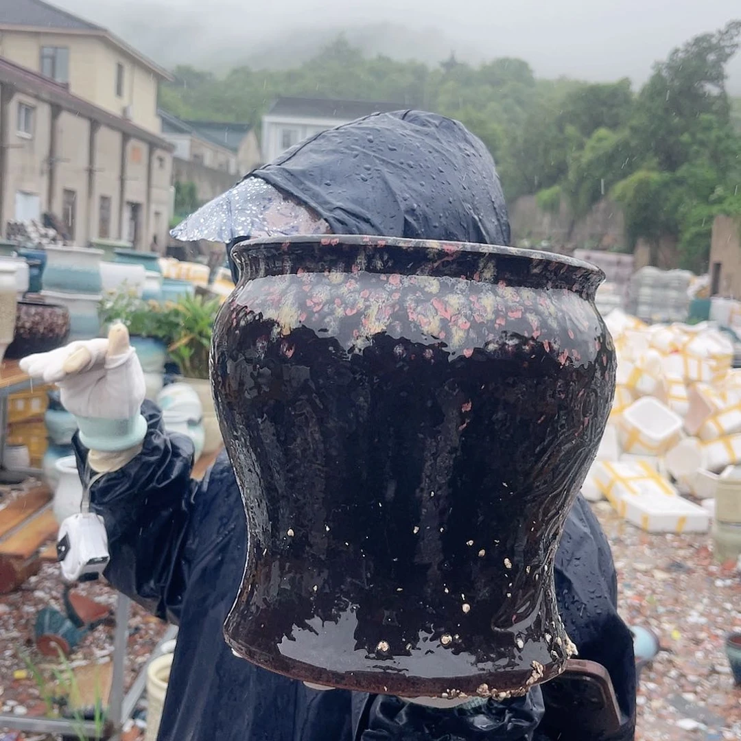 紫砂花盆王嫂花盆0608-107  开播新人福利