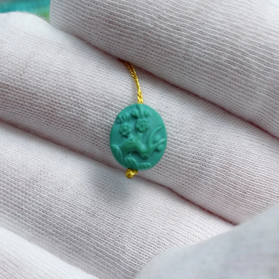 绿松石珠宝奇石未镶嵌