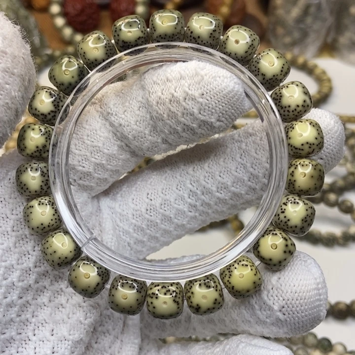 手串星月菩提绿背眼睛卡10.5