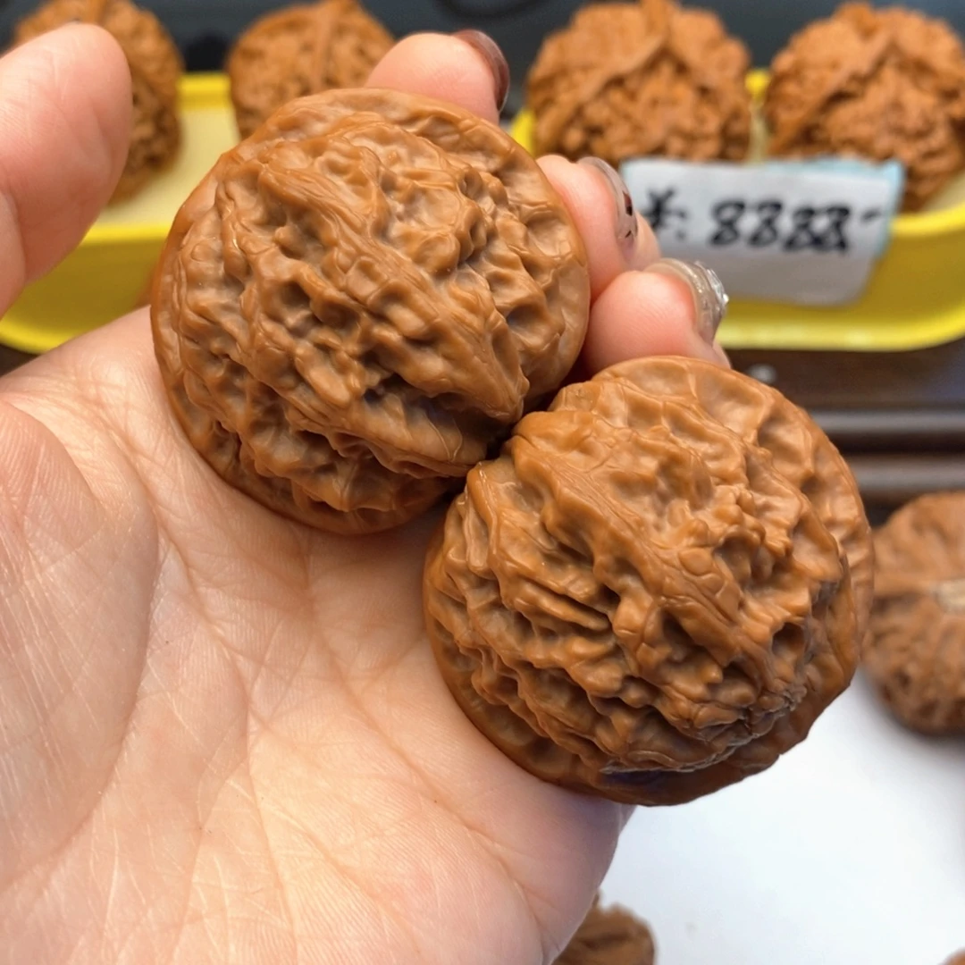 云***轻文玩核桃把件593号金麒麟