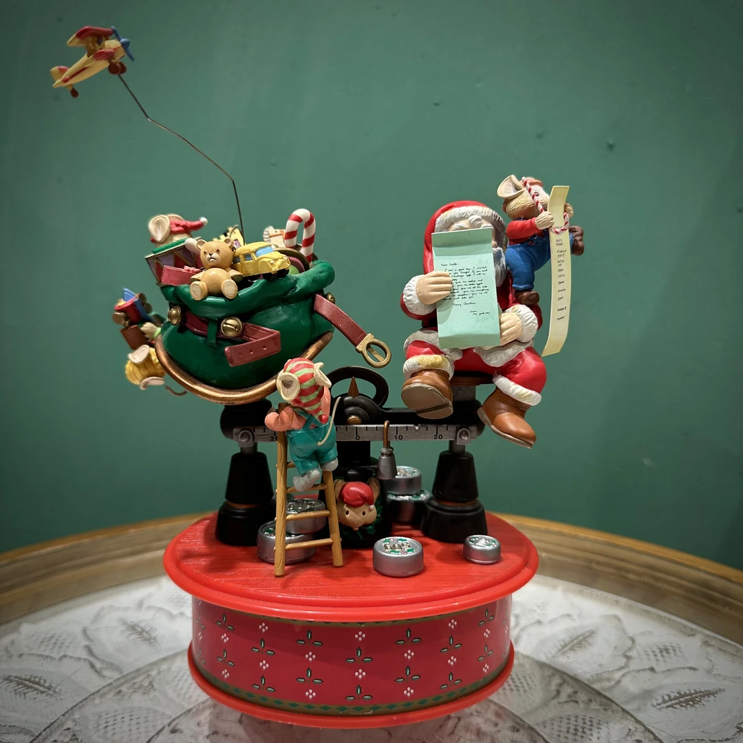 Enesco圣诞小老鼠天平八音盒