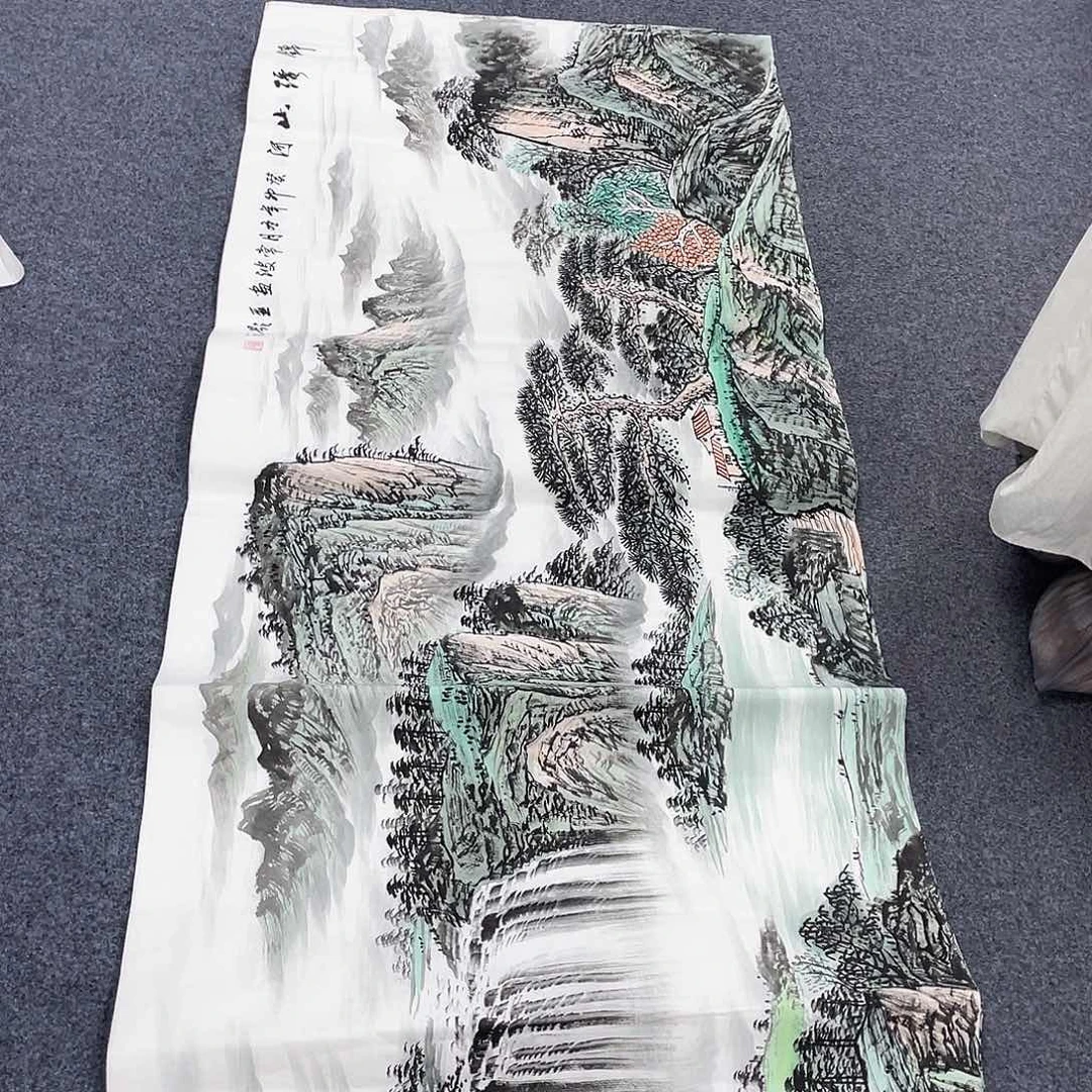 国画作品小姐姐放漏…