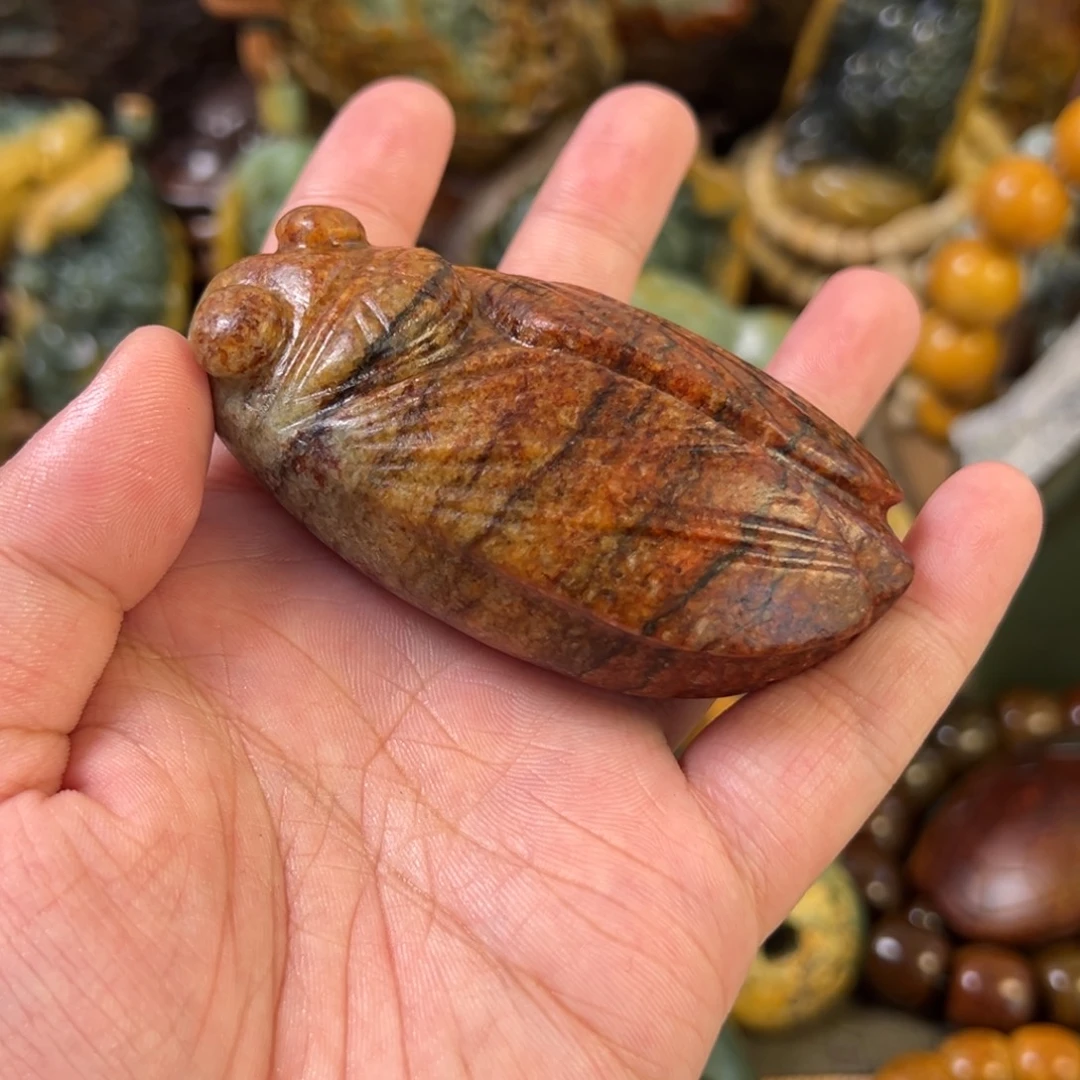缘***^岫岩河磨玉（透闪石质玉）未镶嵌把件