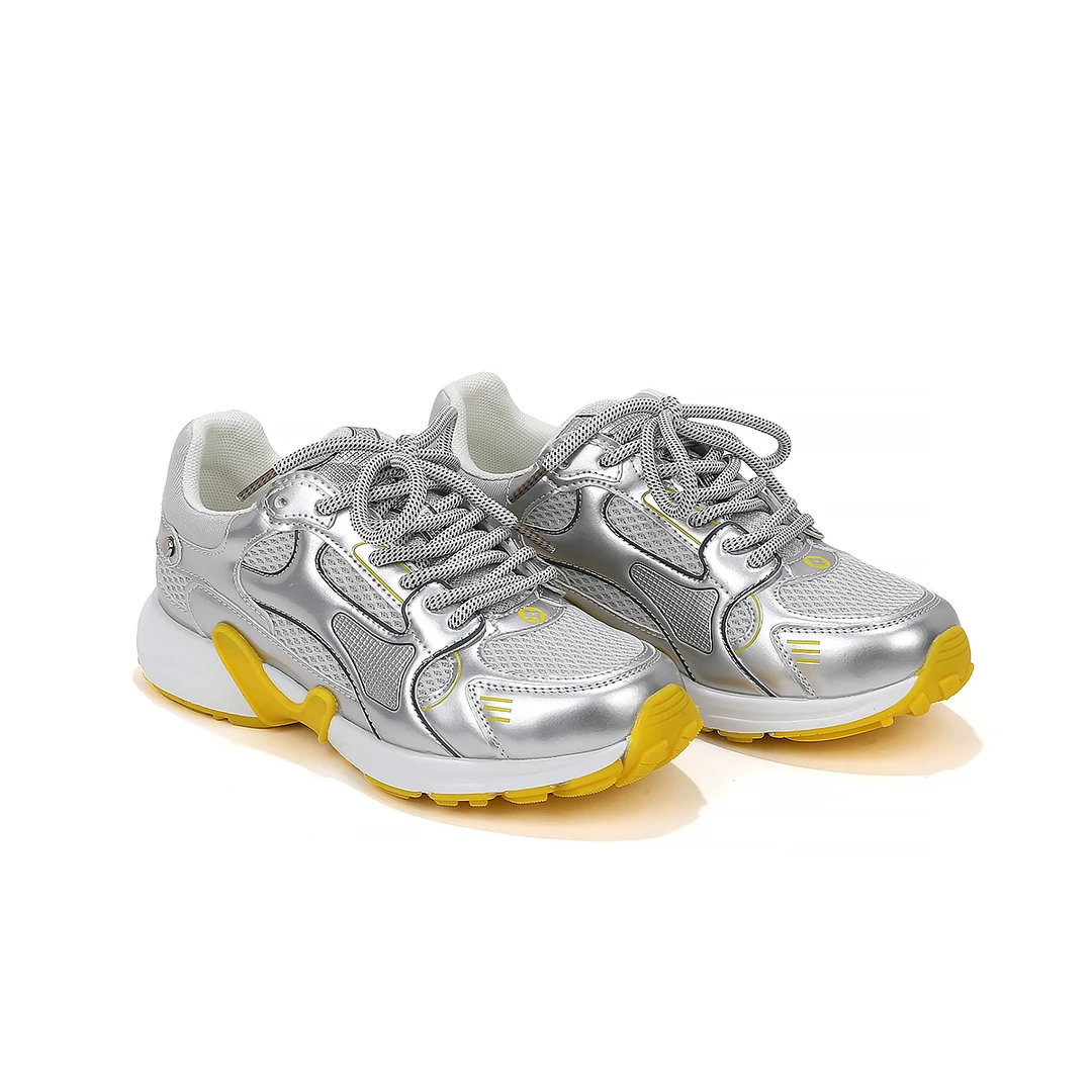 【杨杨粉丝专属】夏季新款拼色老爹鞋增高小个子舒适女鞋2251-01