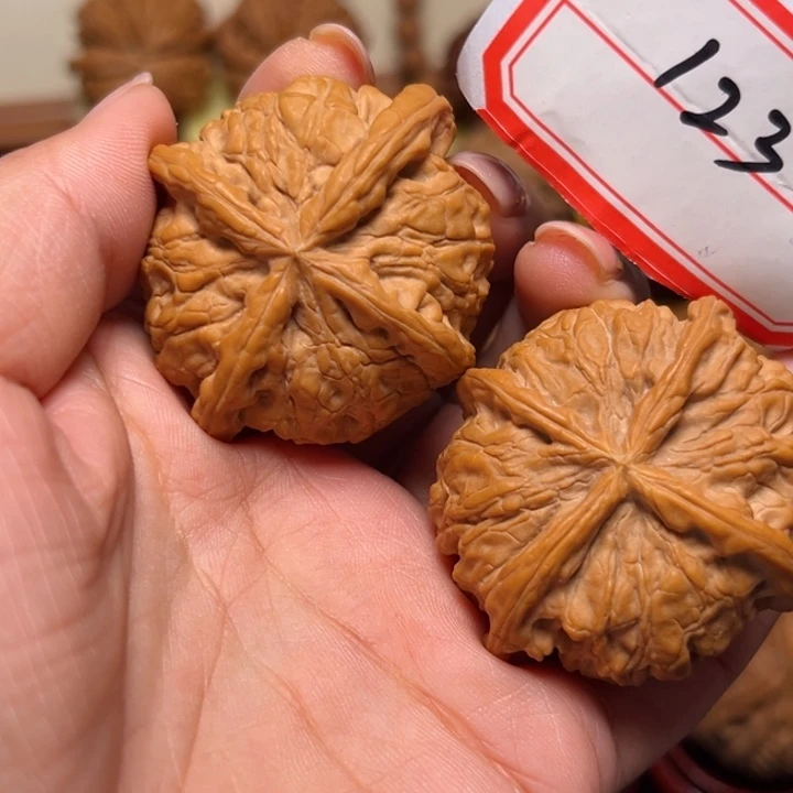 文玩核桃吊坠44大尺雨花石四棱123