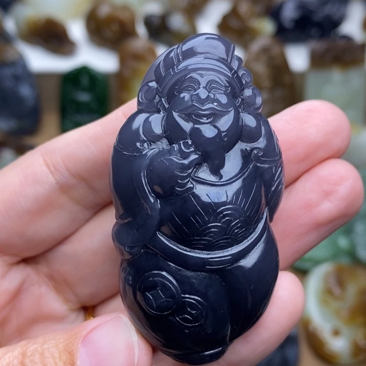 摸***a和田玉未镶嵌颈饰