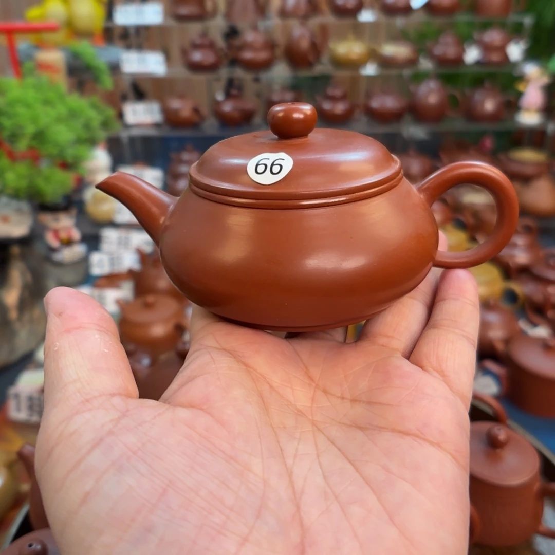 茶壶朱泥马**云朱泥茶壶微瑕