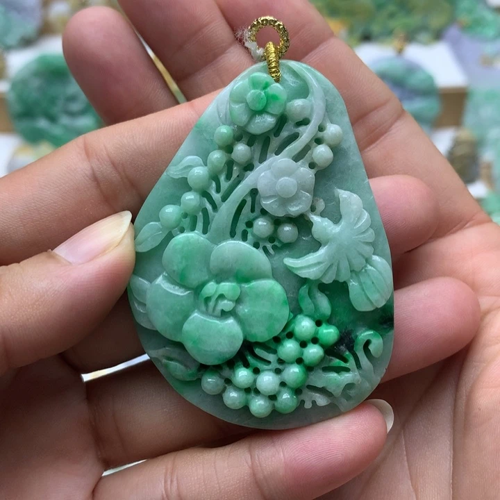 颈饰未镶嵌翡翠翡翠