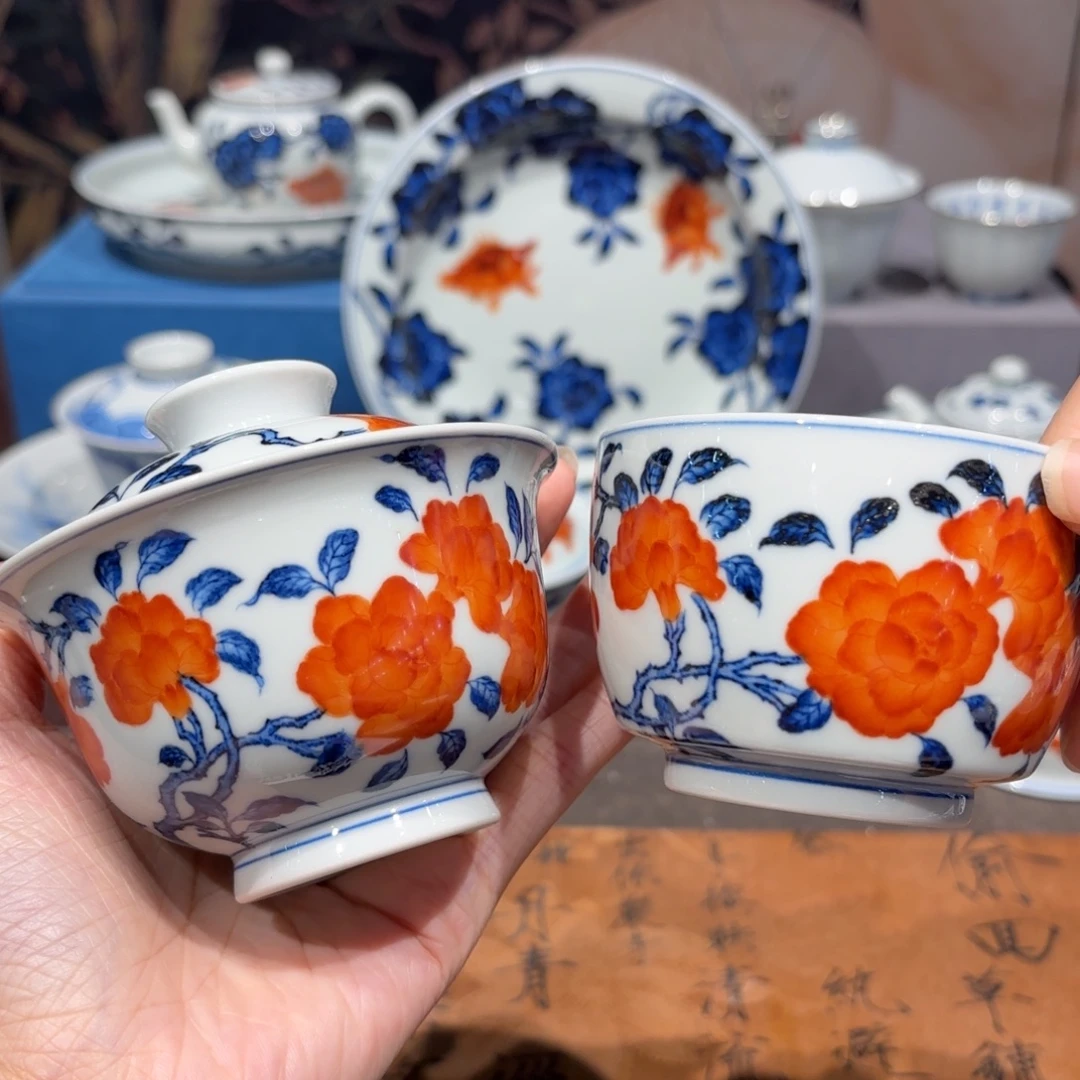 豌***尖景德镇纯手工手绘
