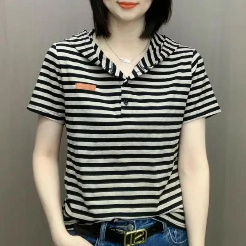 打底衫休闲上衣女2025夏季新款减龄长袖短袖韩版时尚百搭洋气潮