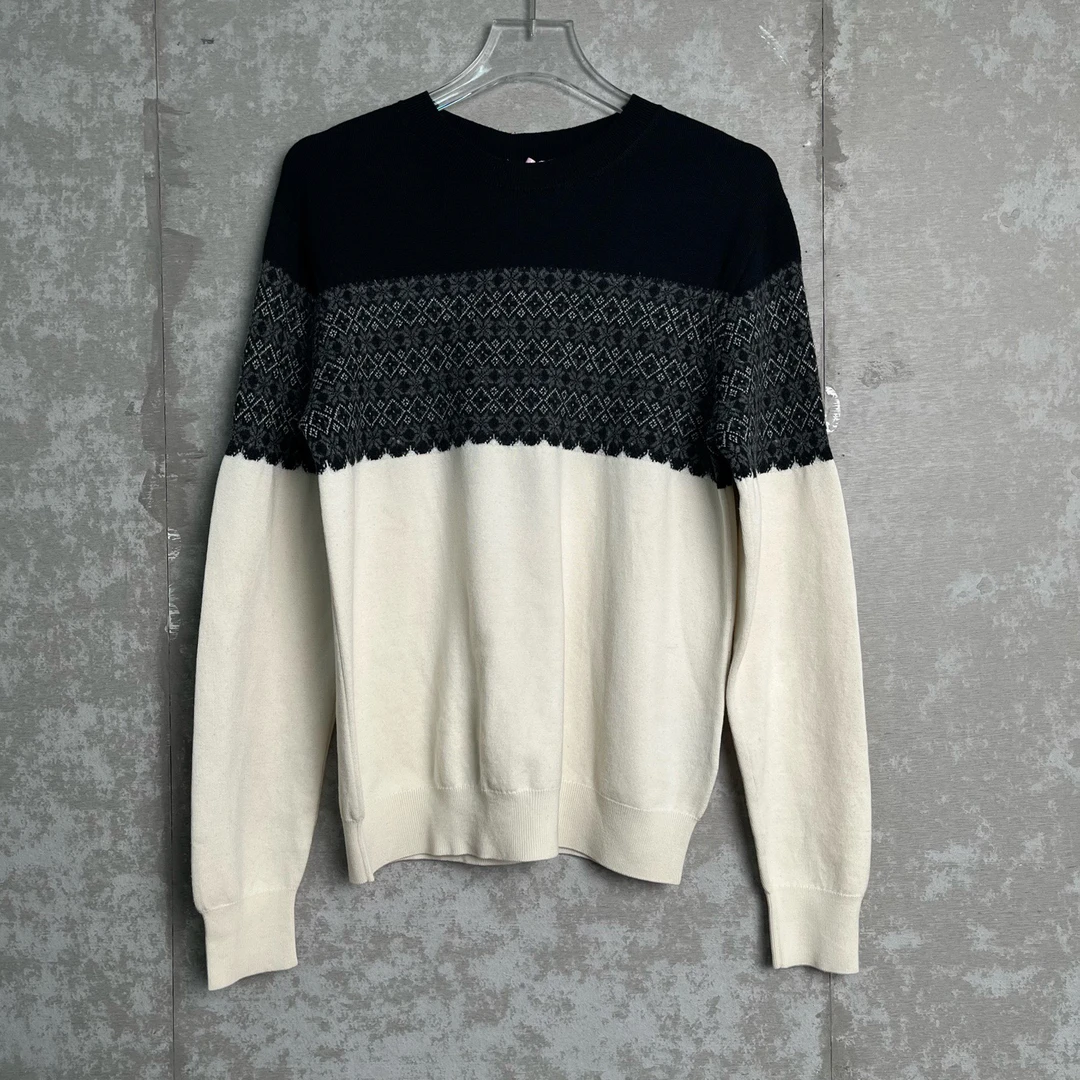 未使用 WE11 DONE M *1/Dior迪奥/拼接雪花羊毛针织衫/17451