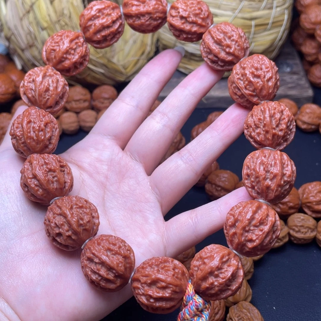 文玩核桃手串龙脊八棱手持