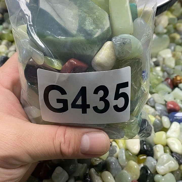 岫玉鱼缸石未镶嵌