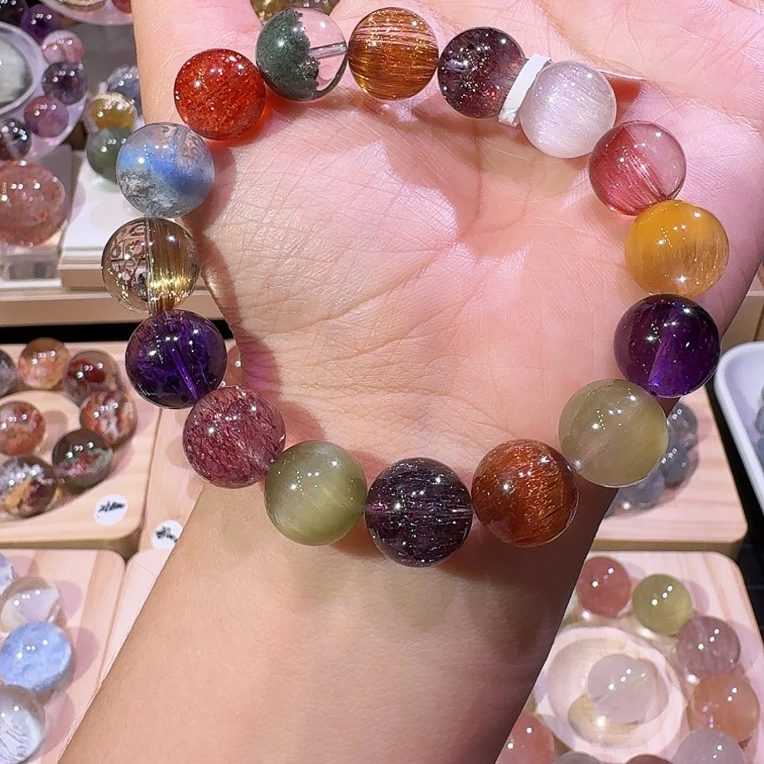 手链水晶未镶嵌天然水晶多宝手串