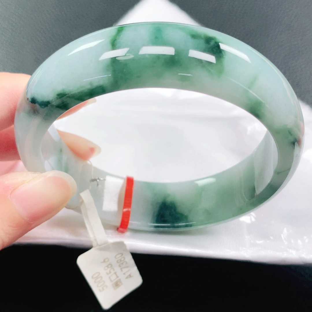 未镶嵌手镯翡翠59圈