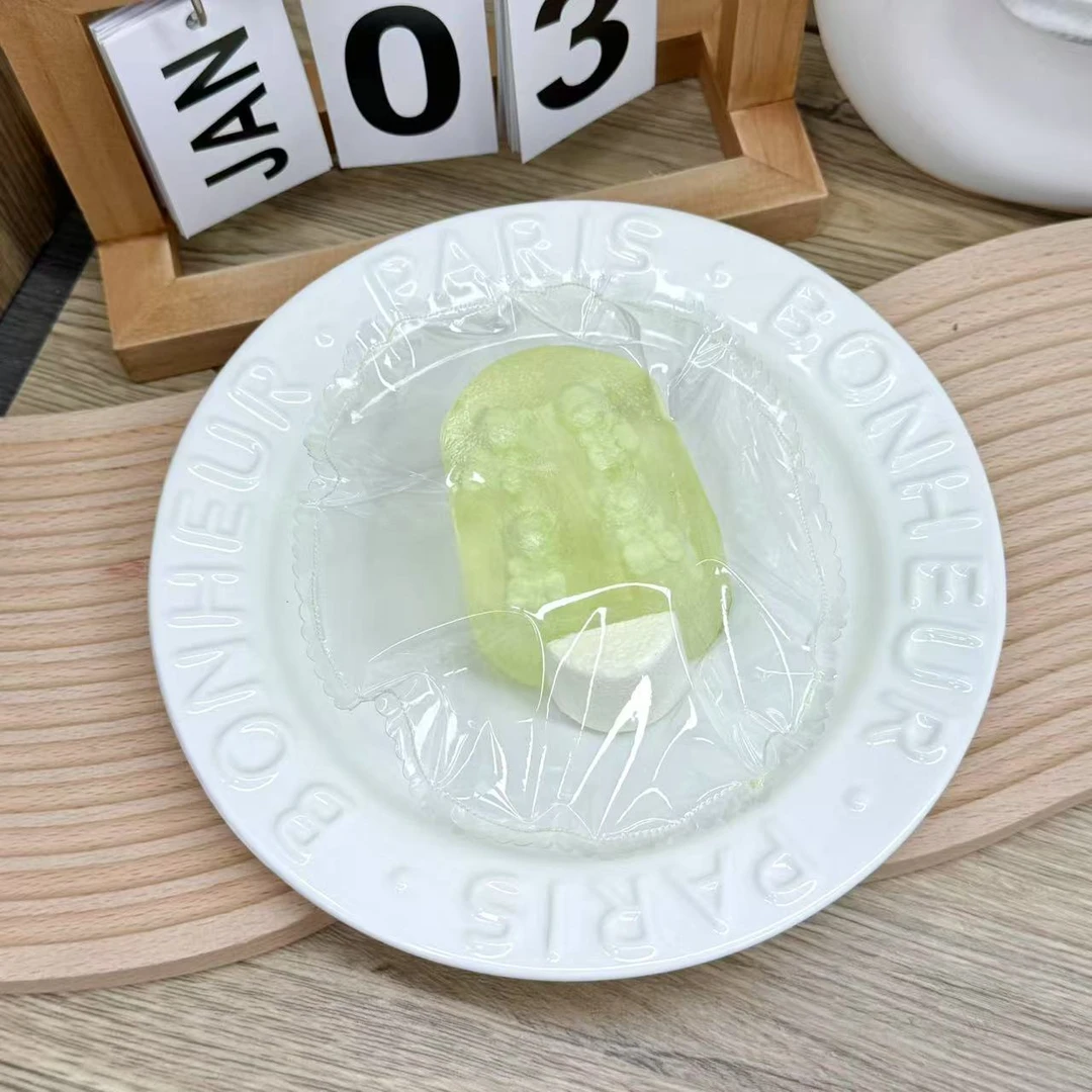 【青提果冻冰棍】纯手工食品级硅胶捏捏乐解压玩具