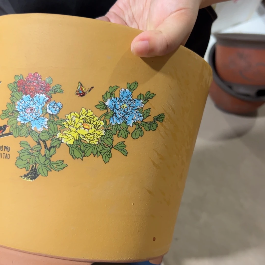 紫砂花盆口径back