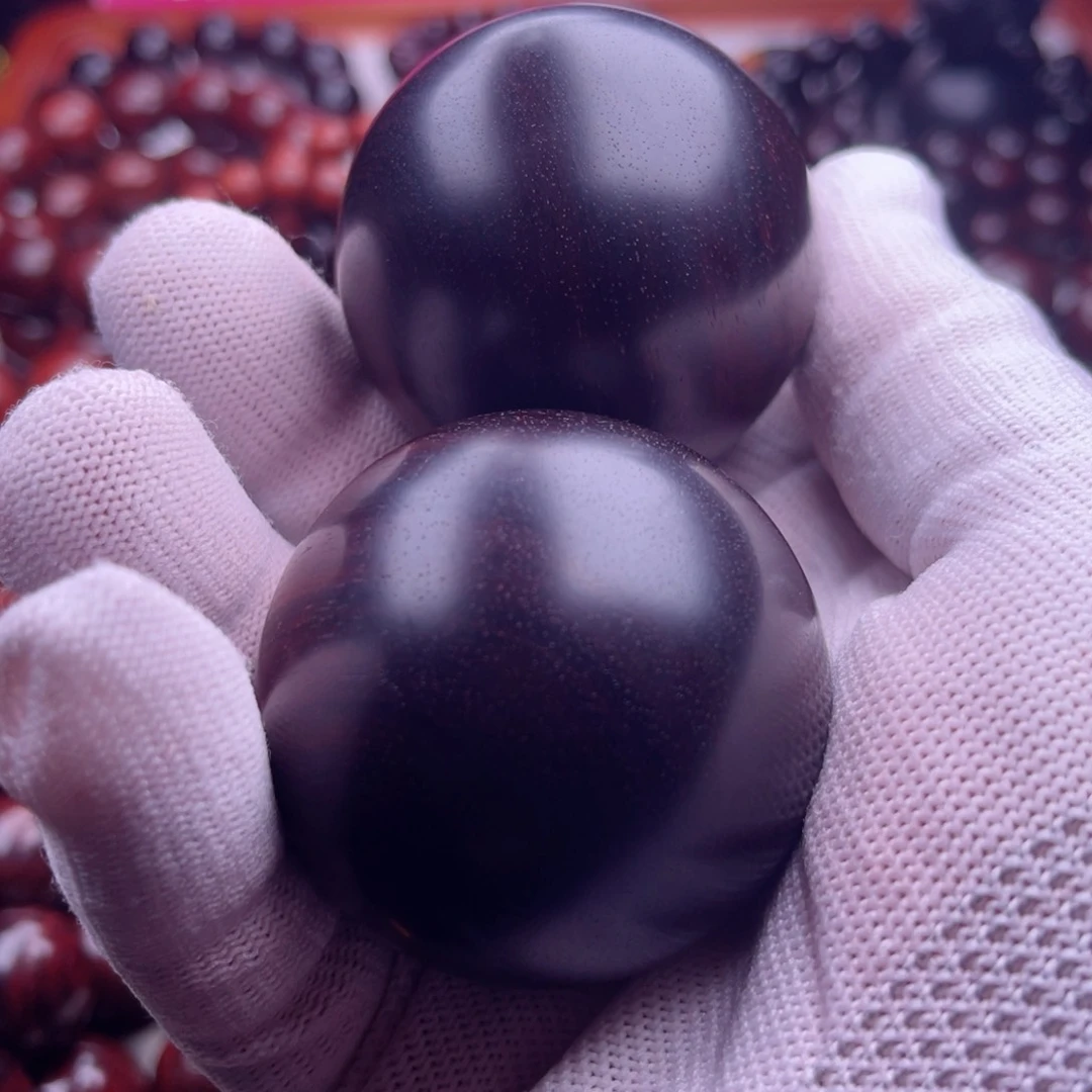 檀香紫檀（小叶紫檀）印度小叶紫檀老琴料手球