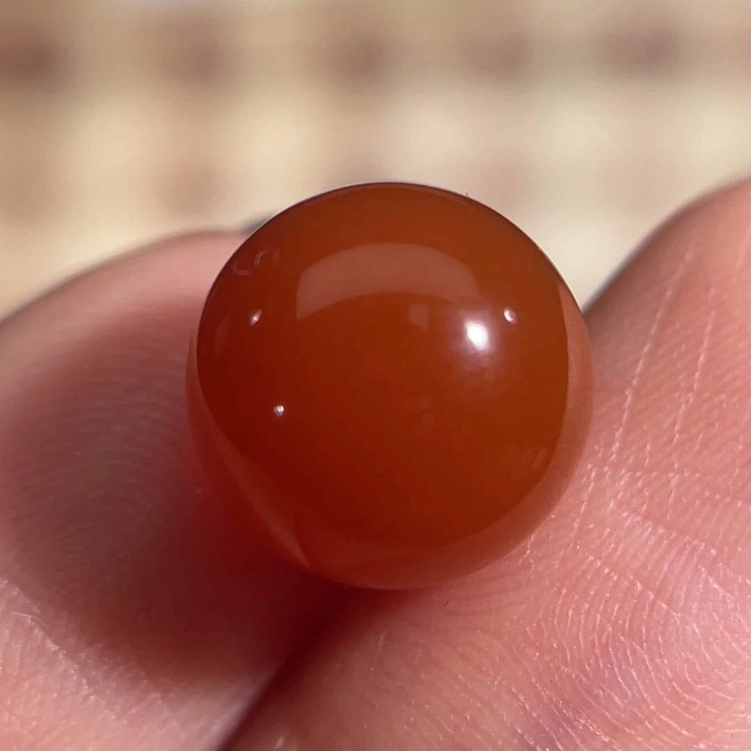 未镶嵌圆珠 10mm 不换退南红玛瑙