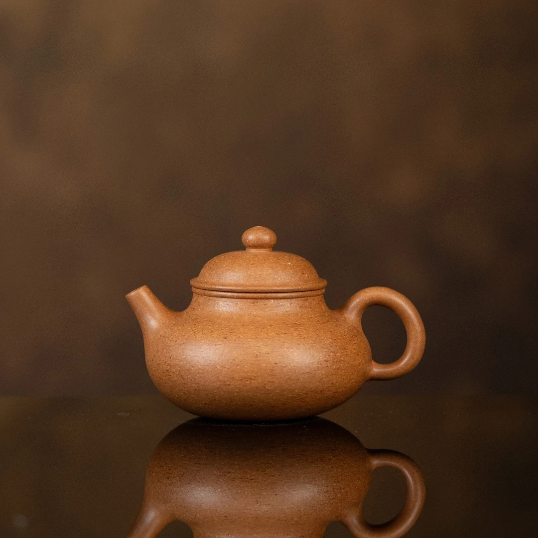 【利贞l容天】原矿黄段泥140cc手工制宜兴茶壶茶具XL