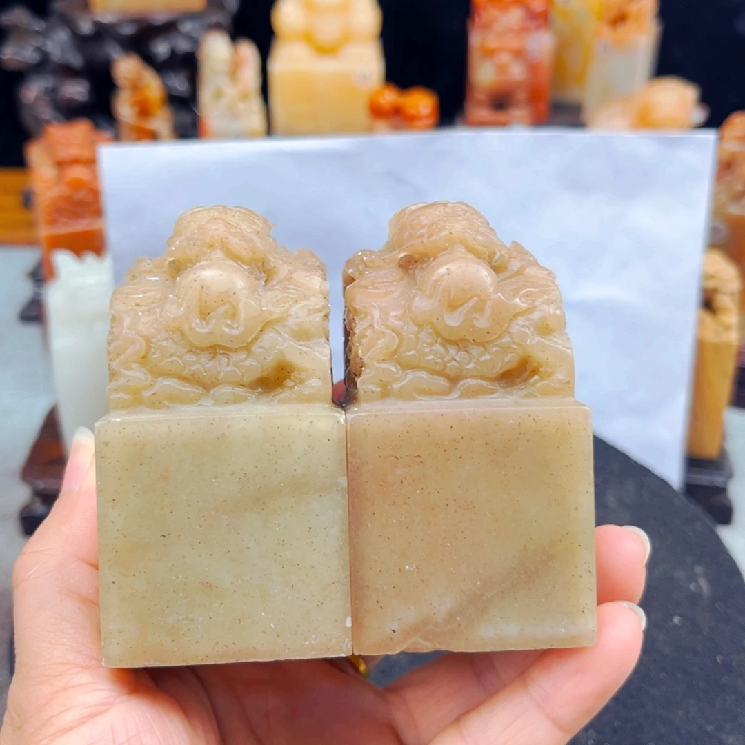 寿山石捡漏瑕疵品4*4