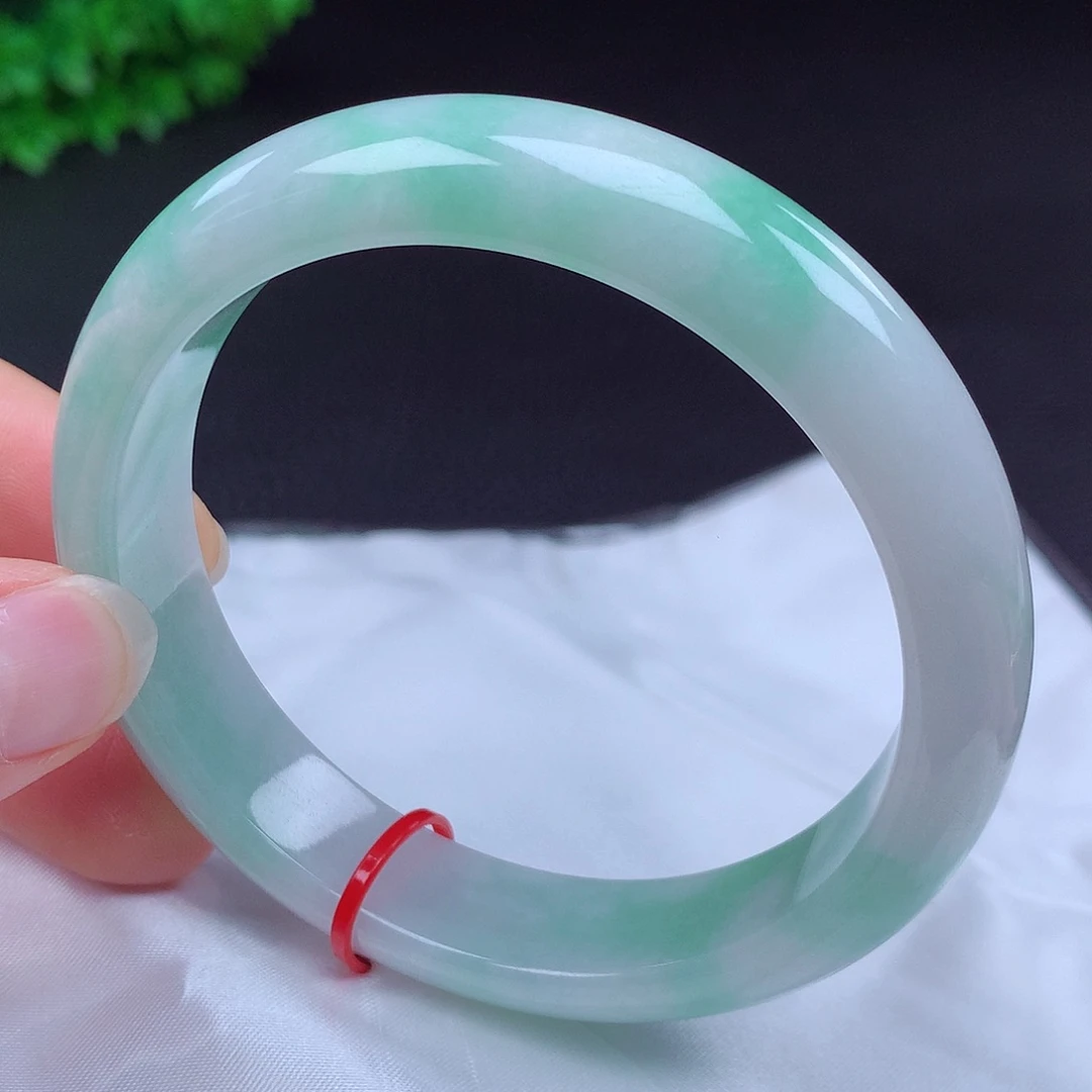 翡翠未镶嵌手镯61圈695007