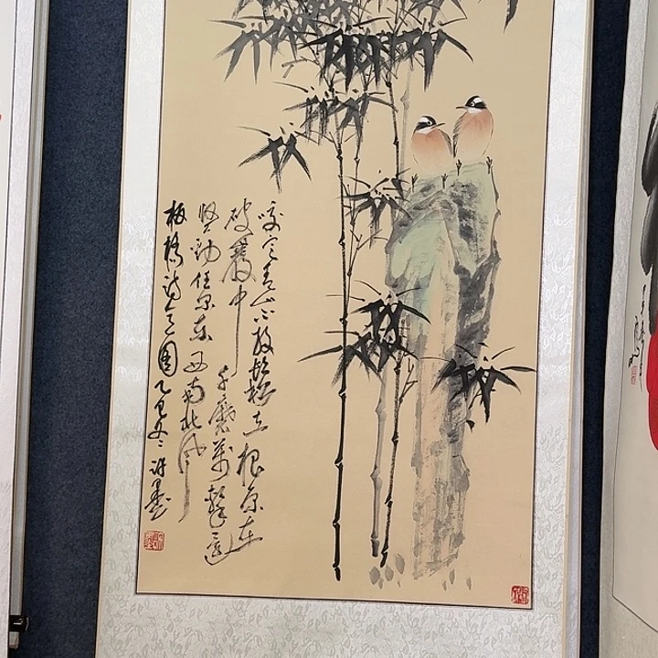 纯手绘国画作品好看四尺